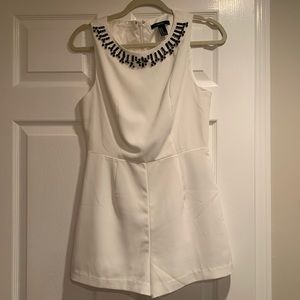 Beautiful white romper